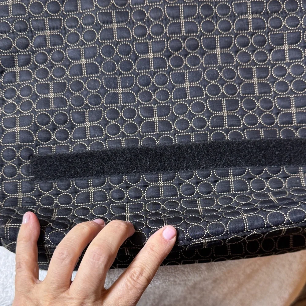 Kate Spade Black Geometric woman’s/Men's Messenger Bag - Picture 8 of 11